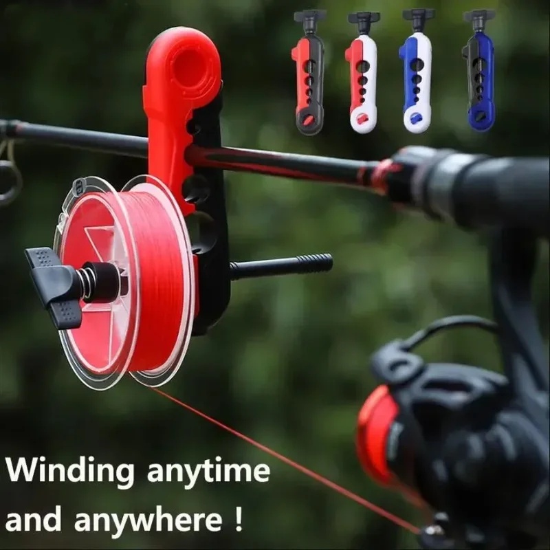 2/1 قطعة آلة لف خيط الصيد المح - مراجعة Fishing Line Spooler وسعره