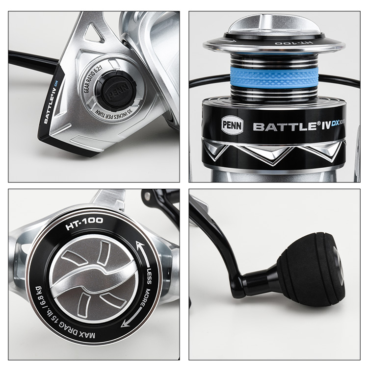 بكرة صيد PENN BATTLE BTL IV DX - مراجعة Penn Reel Battle وسعره
